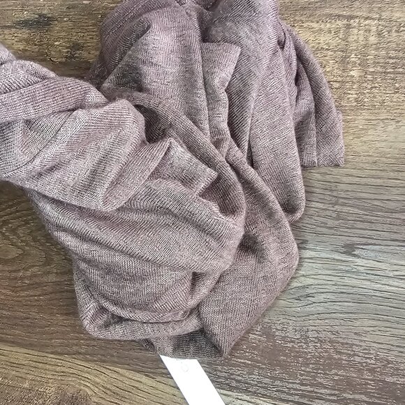 NWT!! Caslon Lightweight Twist Front V-Neck Tee T-Shirt  M, Coffee Bean - Picture 4 of 9